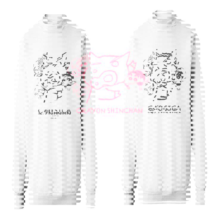 クレヨンしんちゃん ぶりぶりざえもん 落書き 長袖tシャツ スウェットシャツ