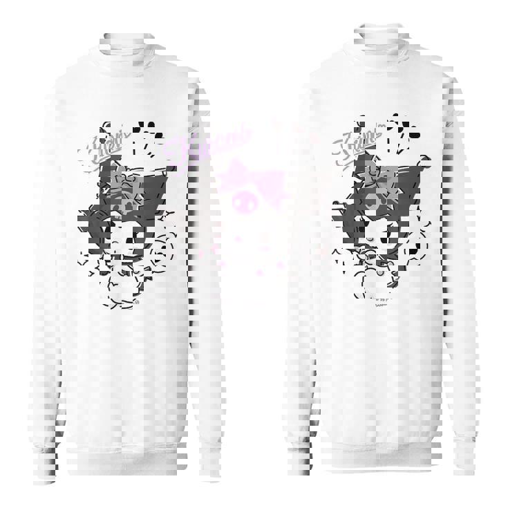 クロミ オシャレチェック ダークカラー スウェットシャツ