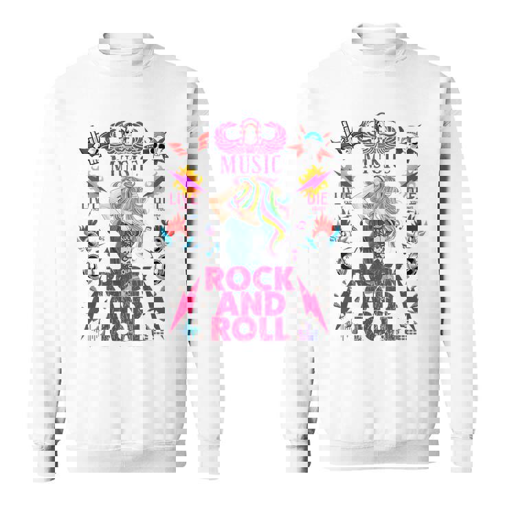 クールなヴィンテージオールドロックンロールミュージック、This Is My Rock And Roll スウェットシャツ
