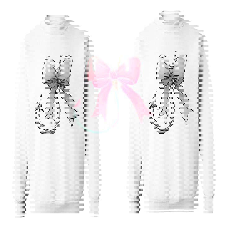 コケット ボウ 釣り フィッシャーフック ピンクリボン ママ 母の日 スウェットシャツ