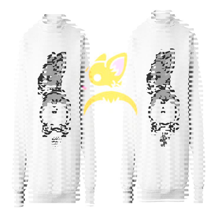 コーギーお尻大好き スウェットシャツ