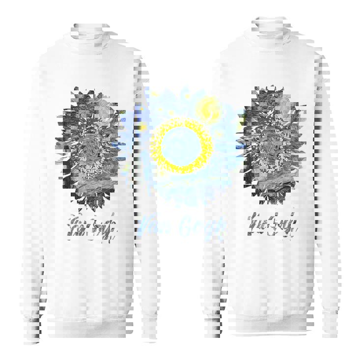 ゴッホ 星月夜 ひまわり ゴッホ ひまわり アート スウェットシャツ