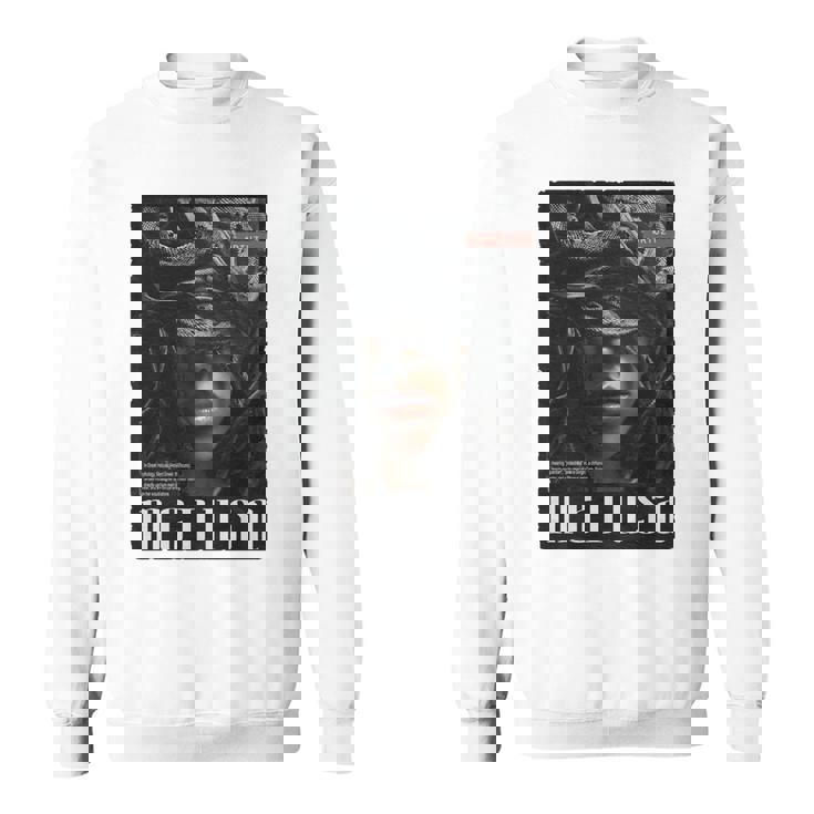 ゴルゴン メデューサ 女神 蛇 ギリシャ神話 メデューサ 長袖tシャツ スウェットシャツ