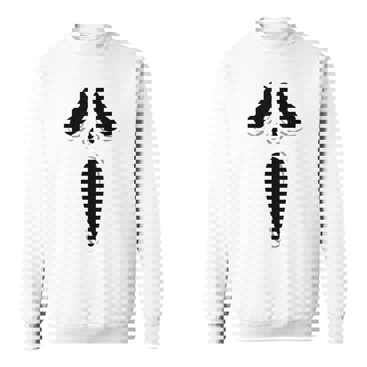 ゴーストスクリームフェイス ハロウィン ゴーストスクリームフェイス ハロウィン スウェットシャツ