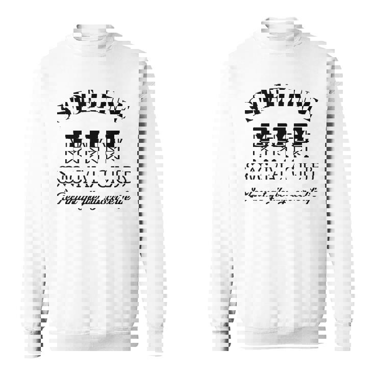 サイドライン ソーシャルクラブ ピーナッツギャラリー サッカーライフ おもしろサッカー スウェットシャツ