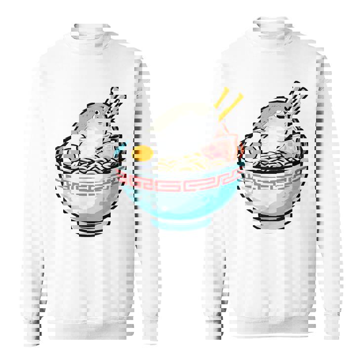 サカバンバスピス フィッシュミーム 和風ラーメン丼 スウェットシャツ