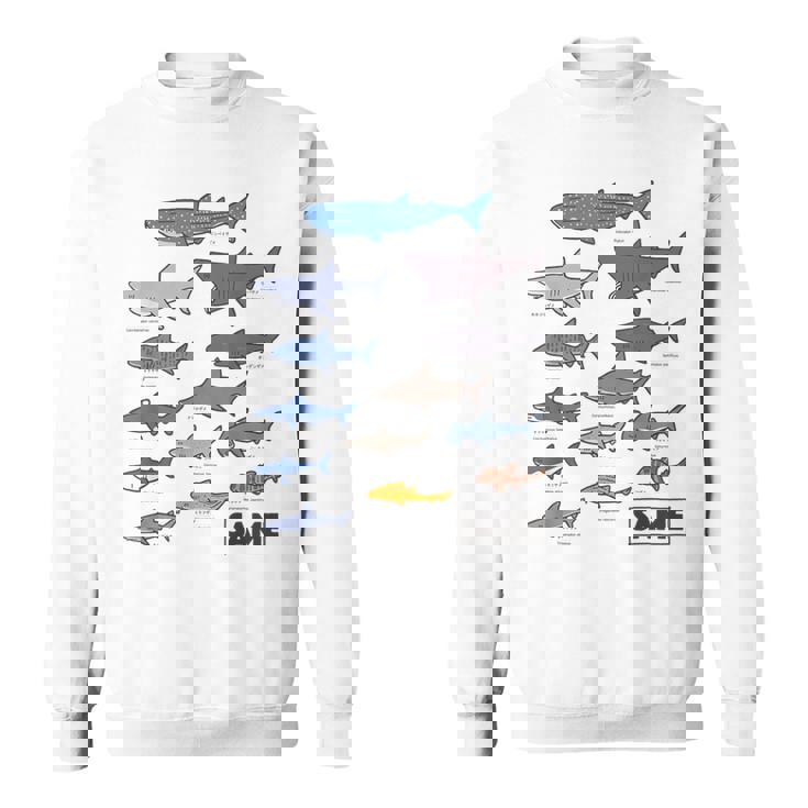 サメ図鑑 スウェットシャツ