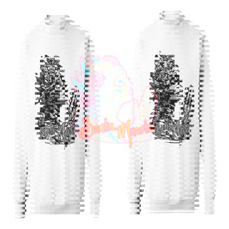 サンタ・ムエルテ カトリーナ カラベラ 長袖tシャツ スウェットシャツ