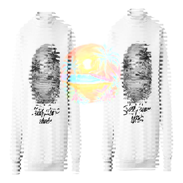 サンピエール島旅行、フランス観光夏休み スウェットシャツ