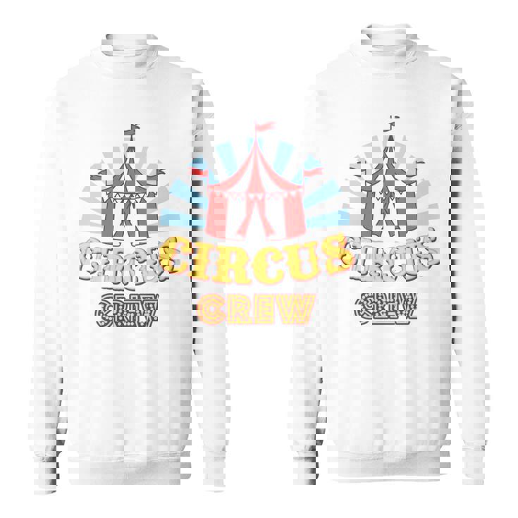 サーカスクルー–楽しいカラフルな大人&キッズグラフィックデザイン 長袖tシャツ スウェットシャツ