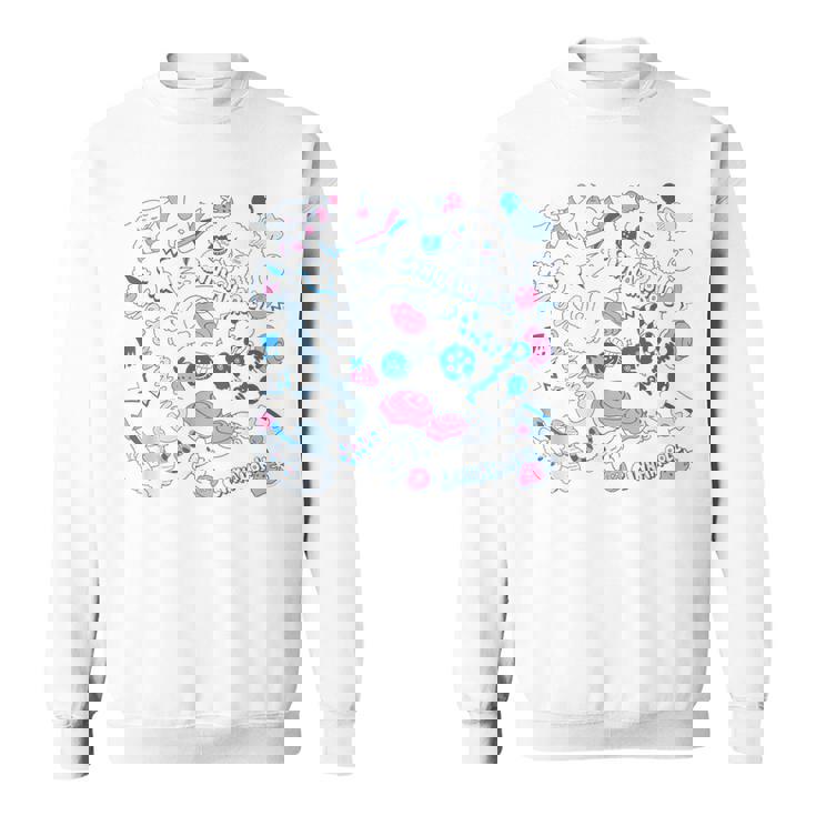 シナモロール Usデザイン 手描き風 スウェットシャツ