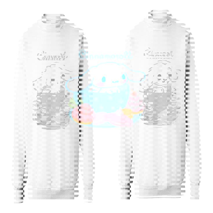 シナモロール ティーカップ ライトカラー スウェットシャツ