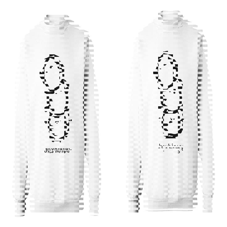 シマエナガ 北海道 雪の妖精 可愛い もふもふ 団子 スウェットシャツ