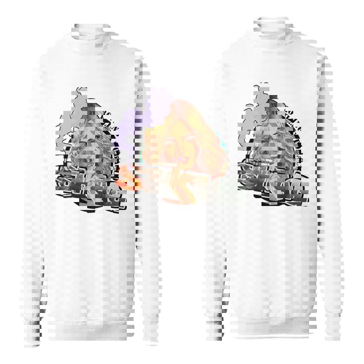 シャグ 手巻き煙草 バックプリント スウェットシャツ