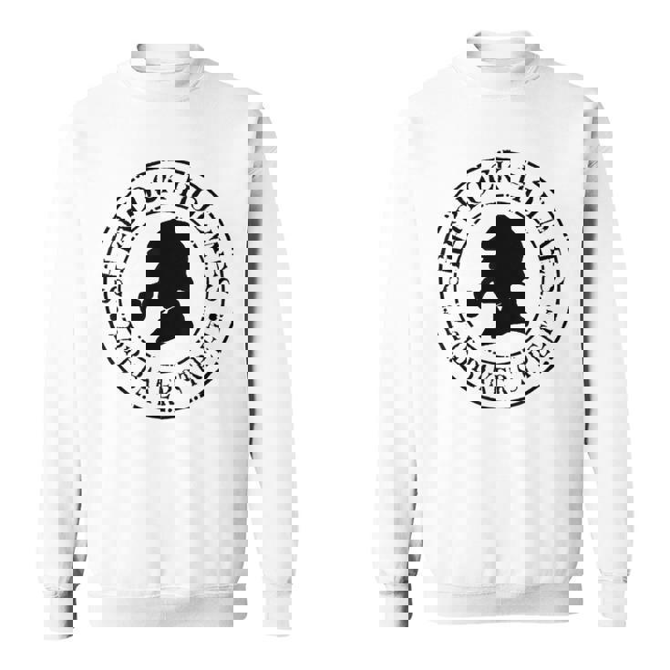 シャーロック・ホームズ 名言 221B ベーカー 聖英国探偵 スウェットシャツ