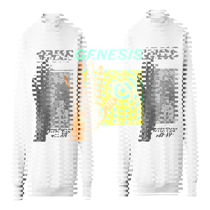 ジェネシスインビジブルタッチツアーロックバンドミュージック スウェットシャツ