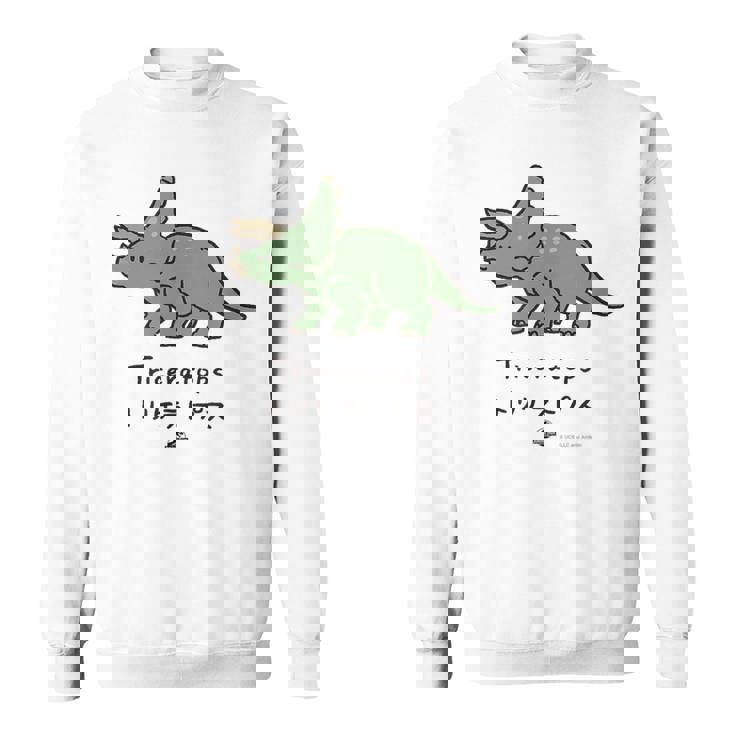 ジュラシック・ワールド Triceratops Loose Illust スウェットシャツ