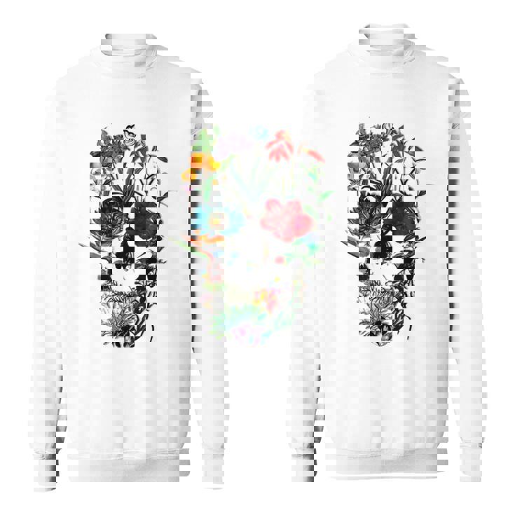 スカルフラワー チューリップ シュガースカルツリー フローラル スカルローズ スウェットシャツ