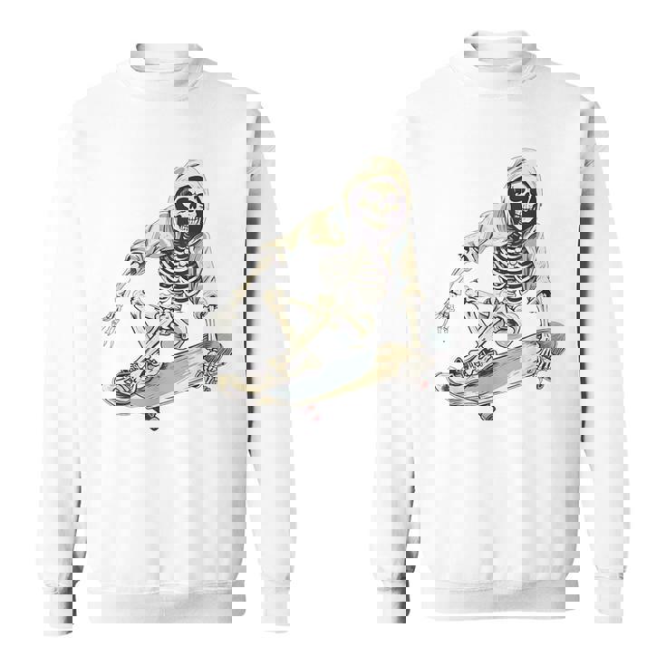 スケートボード スケルトン スケーター スケートボーダー スケートボード スウェットシャツ