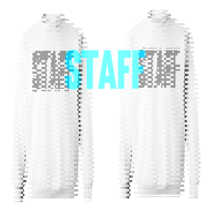 スタッフ イベント 衣装 クルー 音楽祭 バックプリント ワーカー スウェットシャツ