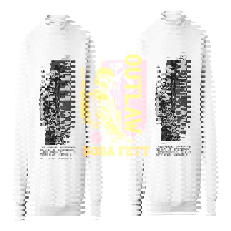 スターウォーズ ボバ・フェットの本 アウトロー 叙事詩 レトロ ポートレート スウェットシャツ