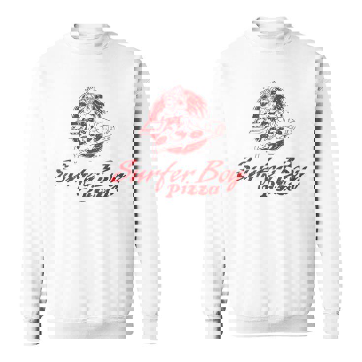 ストレンジャー・シングス サーファーボーイ ピザ 広告 サーフ デリバリー レトロ スウェットシャツ