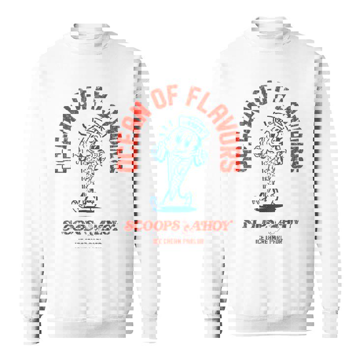 ストレンジャー・シングス スクープ アホイ スターコート アイスクリーム味 レトロ スウェットシャツ