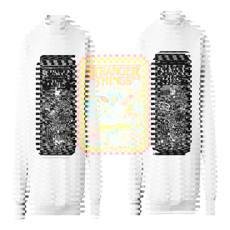 ストレンジャー・シングス プロモ コミック イレブン リンク O マニア レトロ 80年代 長袖tシャツ スウェットシャツ