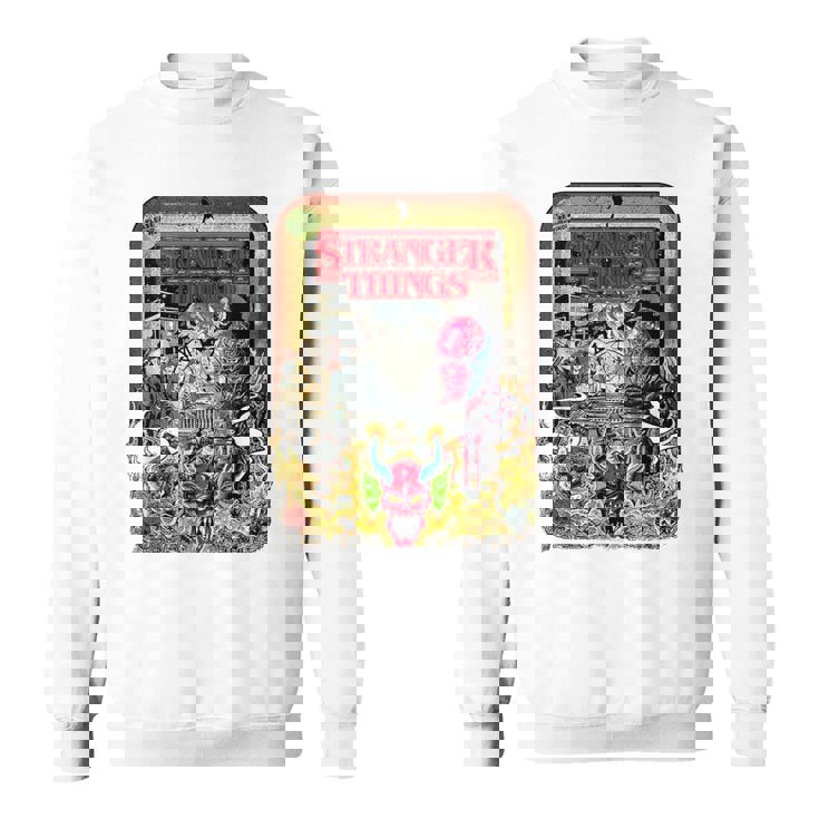 ストレンジャー・シングス プロモコミック The Partyecna セピア ヴィンテージ スウェットシャツ