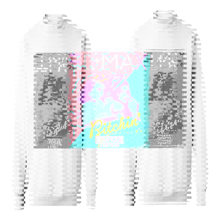 ストレンジャー・シングス ポスター Eleven Max Bitchin Besties 長袖tシャツ スウェットシャツ