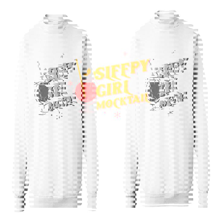 スリーピーガール モクテルクラブ レトロ ウェルネス キュート ファッショントレンド スウェットシャツ