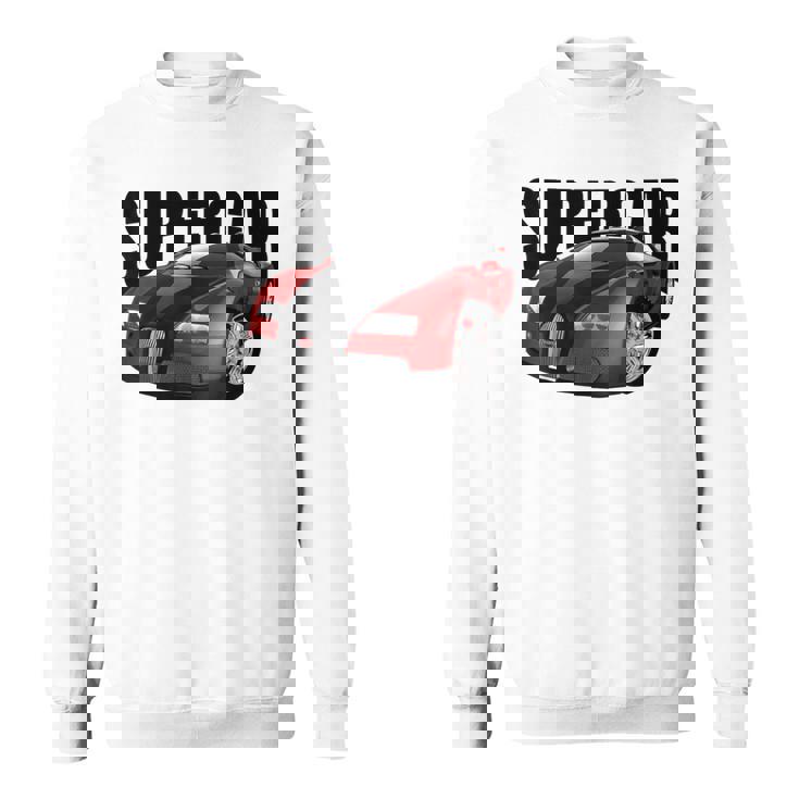 スー、スポーツカー、マッスルカー、レースカーのtシャツ。 スウェットシャツ