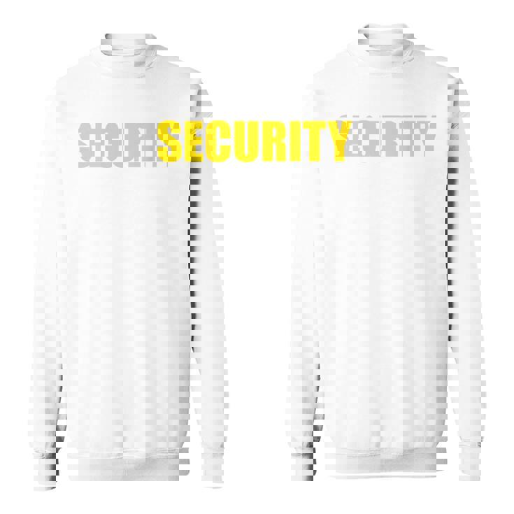 セキュリティ 背面のみ スウェットシャツ