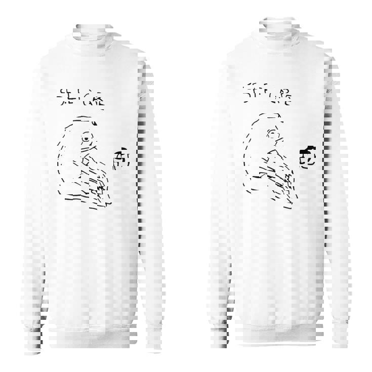 セルフケア カエル スウェットシャツ