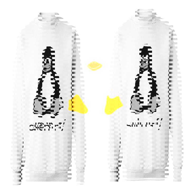 タックスlinuxペンギン-Sudorm-Rfコンピューターサイエンスコンピューター Tux Linux スウェットシャツ