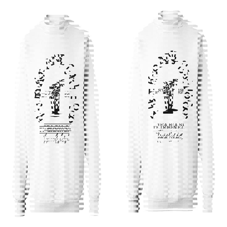 タークス・カイコス諸島カリブ海諸島旅行 長袖tシャツ スウェットシャツ