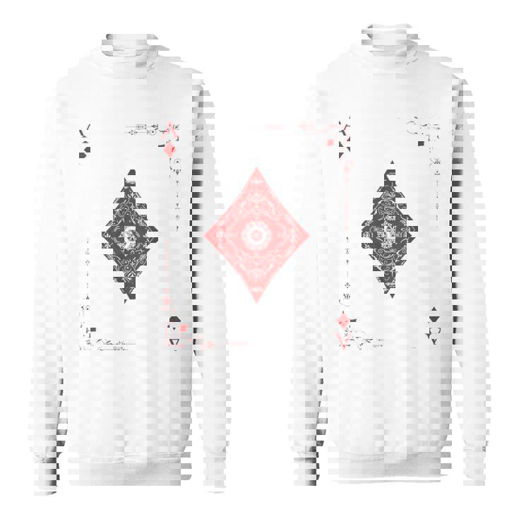 ダイヤのエース トランプ スウェットシャツ