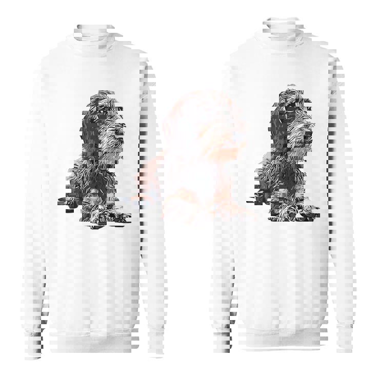 ダックスフンド ワイヤーヘア スウェットシャツ