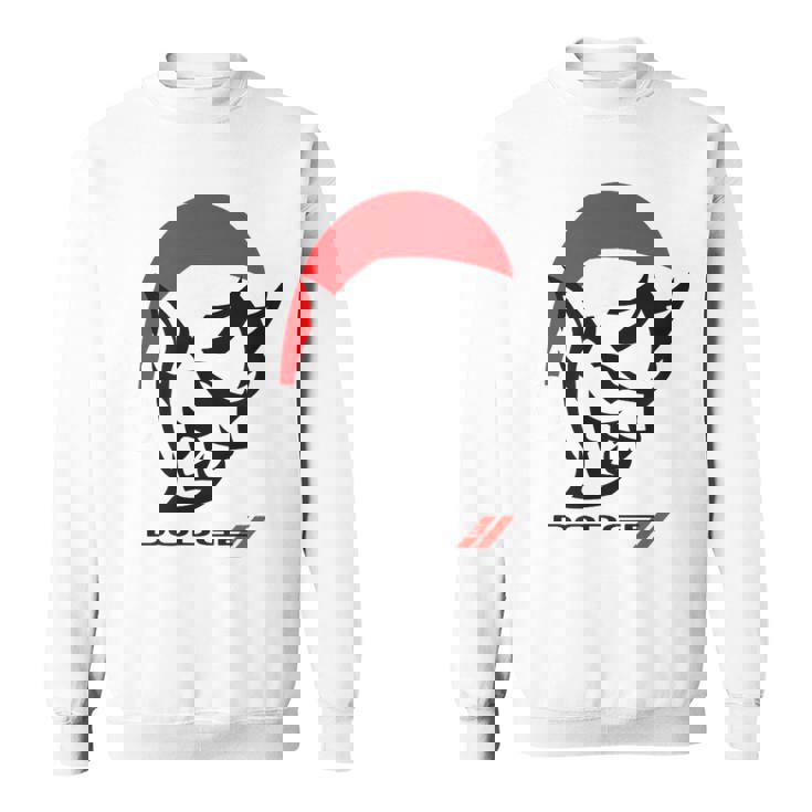 ダッジデーモンサンタハット赤 スウェットシャツ