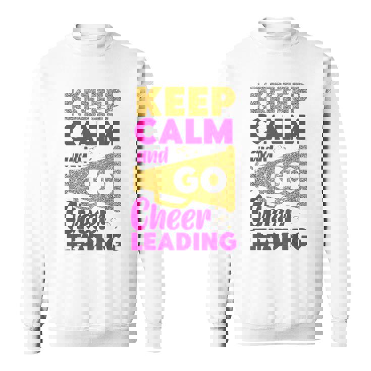 チア チアリーディング Keep Calm And Go チアリーディング スウェットシャツ