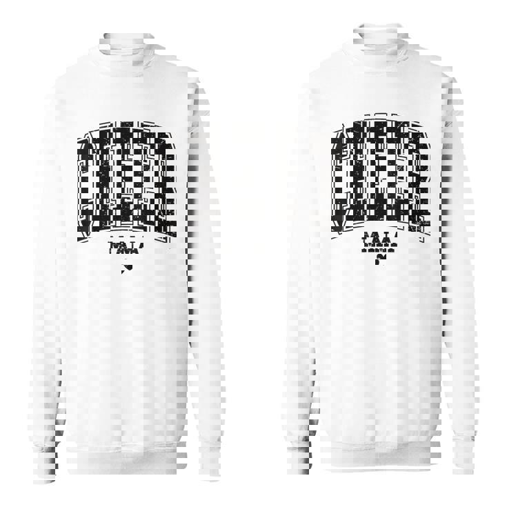 チアママ ハートフェルト応援チアリーディングママ 母の日 スウェットシャツ