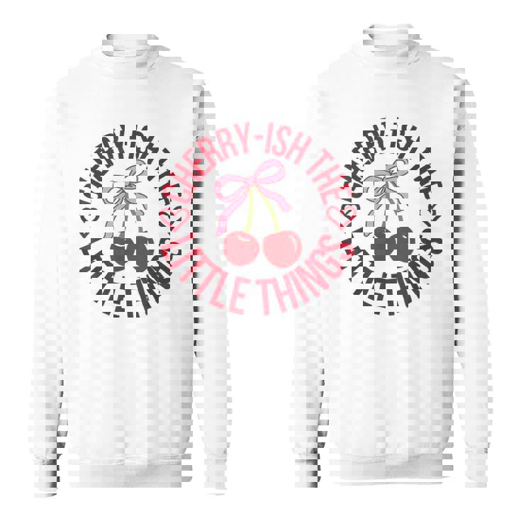 チェリーっぽいザ・リトル・シングス・ファニー・チェリッシュ・チェリー スウェットシャツ