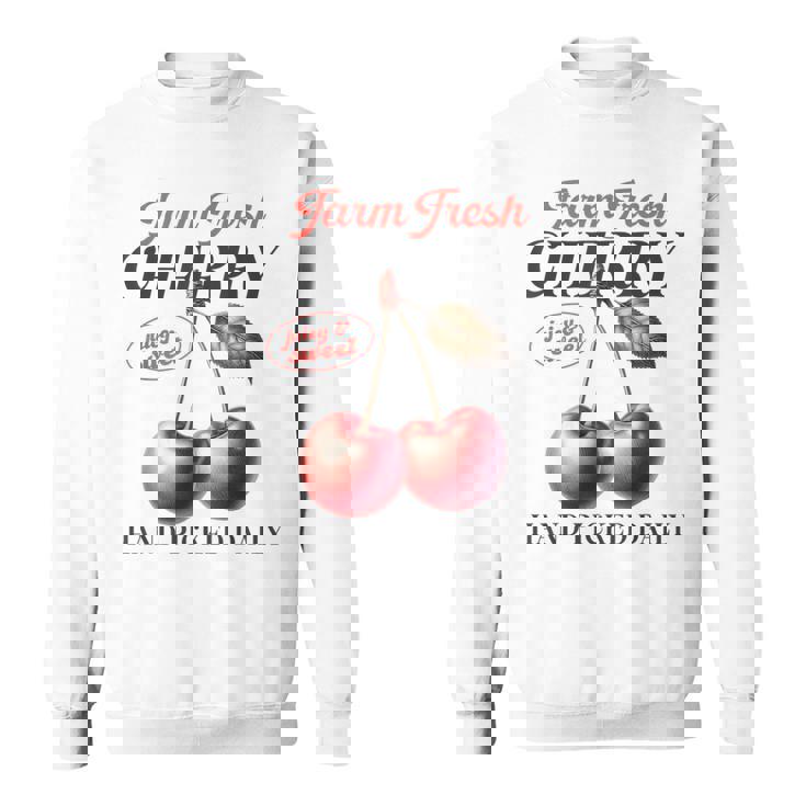 チェリーフルーツ スイートジューシーレッドチェリー 食通ギフト スウェットシャツ