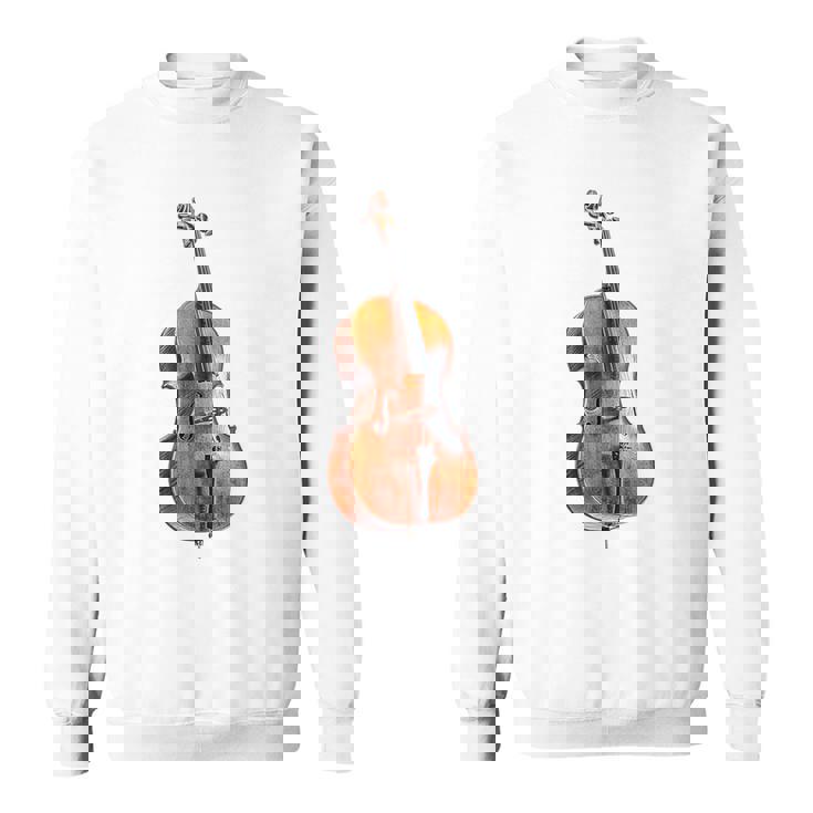 チェロ 楽器 モチーフ アート チェロ スウェットシャツ