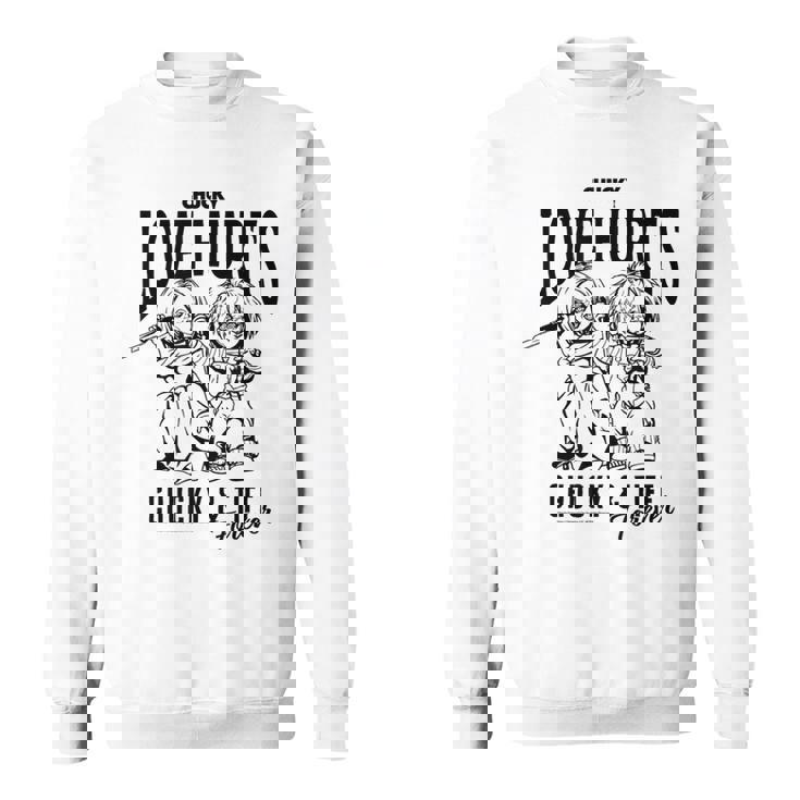 チャッキー＆ティフ・フォーエヴァー・ラブ・ハーツ スウェットシャツ