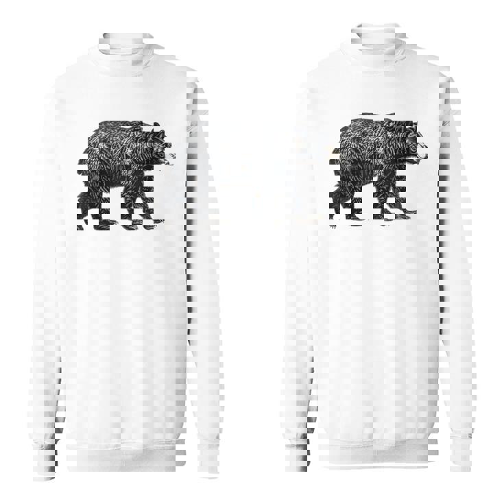 ツキノワグマ 動物愛好家 野生動物 自然 ハイキング ギフト スウェットシャツ