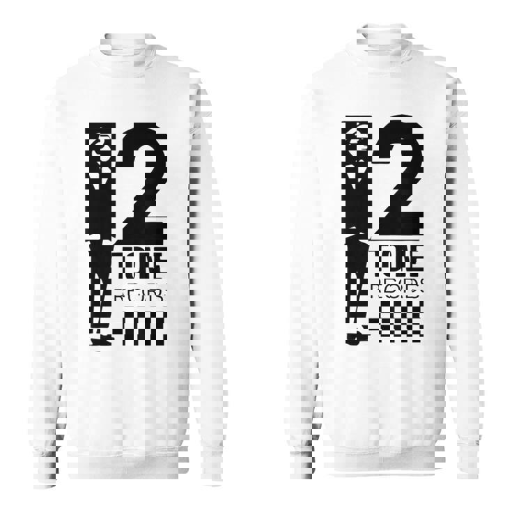 ツートーンスカ音楽チェッカーボード スウェットシャツ