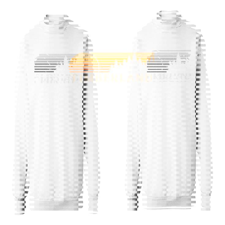 ティンバーランド Nc ビンテージ エバーグリーン サンセット 80年代レトロ 長袖tシャツ スウェットシャツ