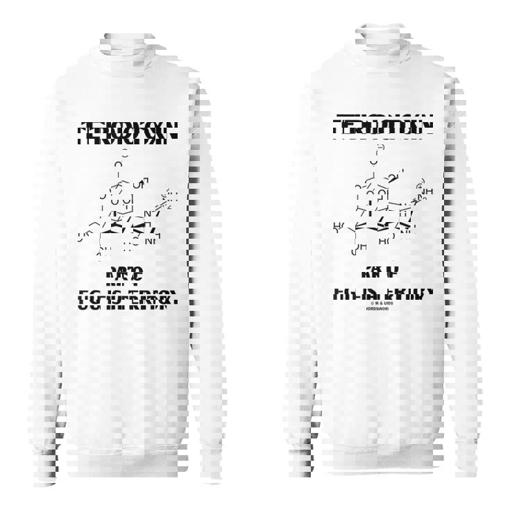 テトロドトキシン フグフィッシュテリトリー化学構造の一部 スウェットシャツ