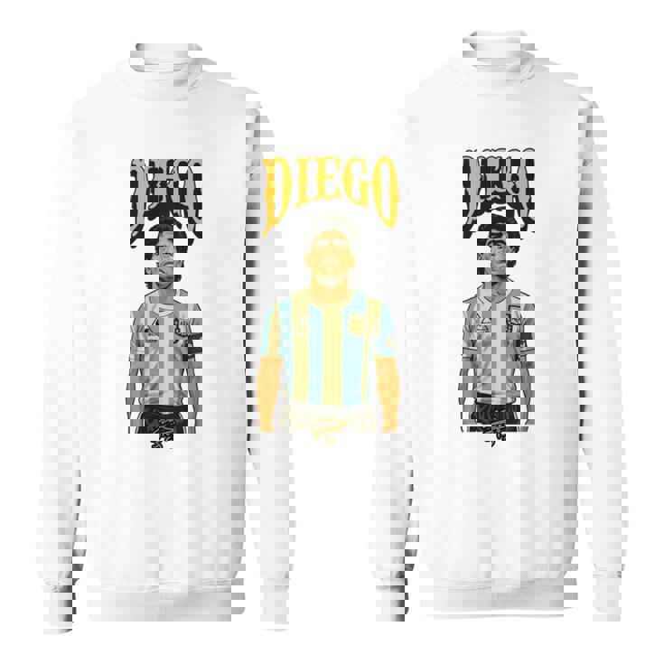 ディエゴ アルマンド マラドーナ アルゼンチン 長袖tシャツ スウェットシャツ